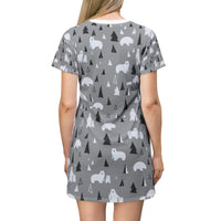 Cozy Polar Bear T-Shirt Dress for Everyday Adventures
