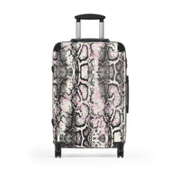 Stylish Python Print Suitcase – Trendy Travel Luggage for Adventure Seekers