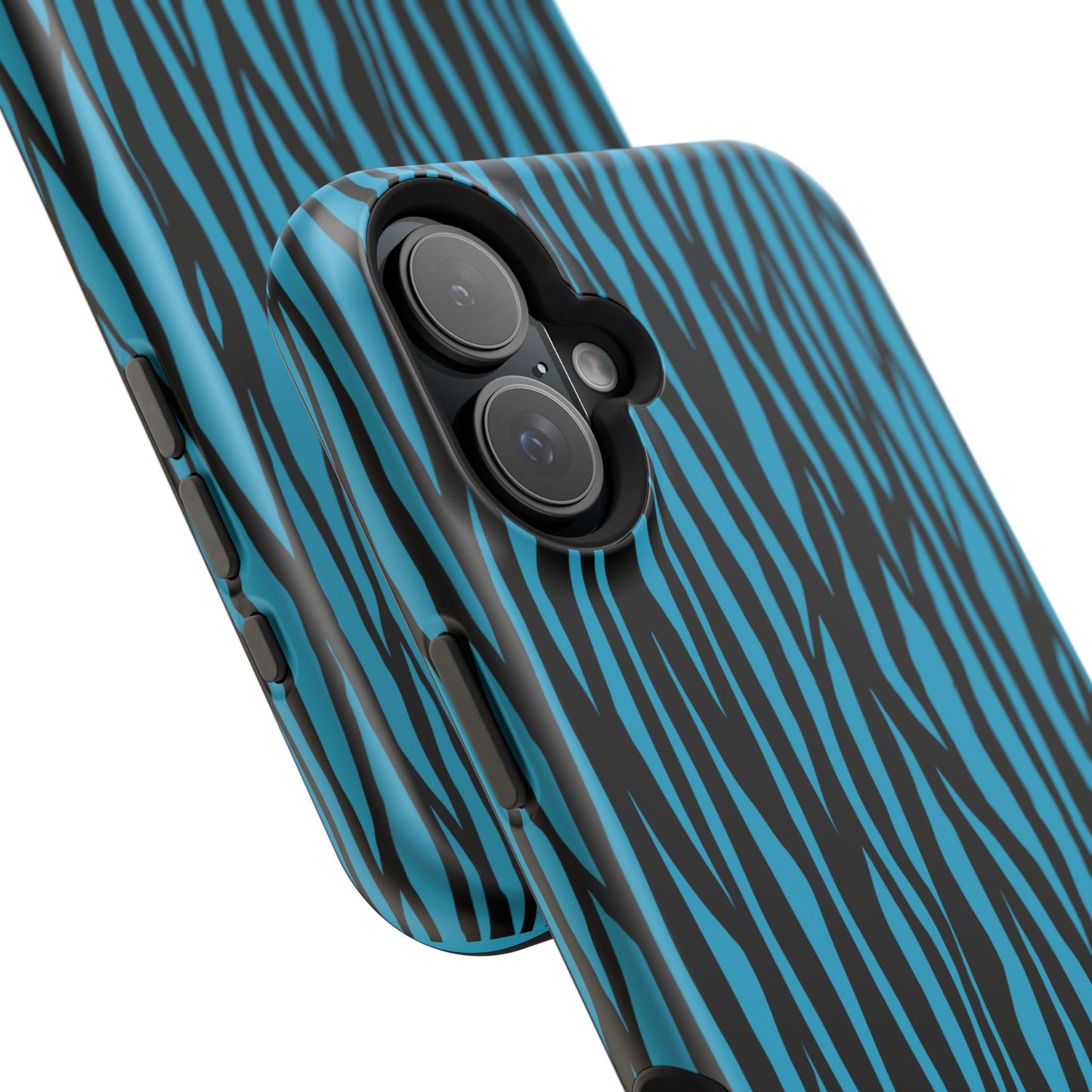 Zebra Print Magnetic Tough Case for iPhone - Durable & Stylish Phone Protection
