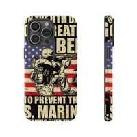 Military-Themed Phone Case - 'God Created Beer' Design