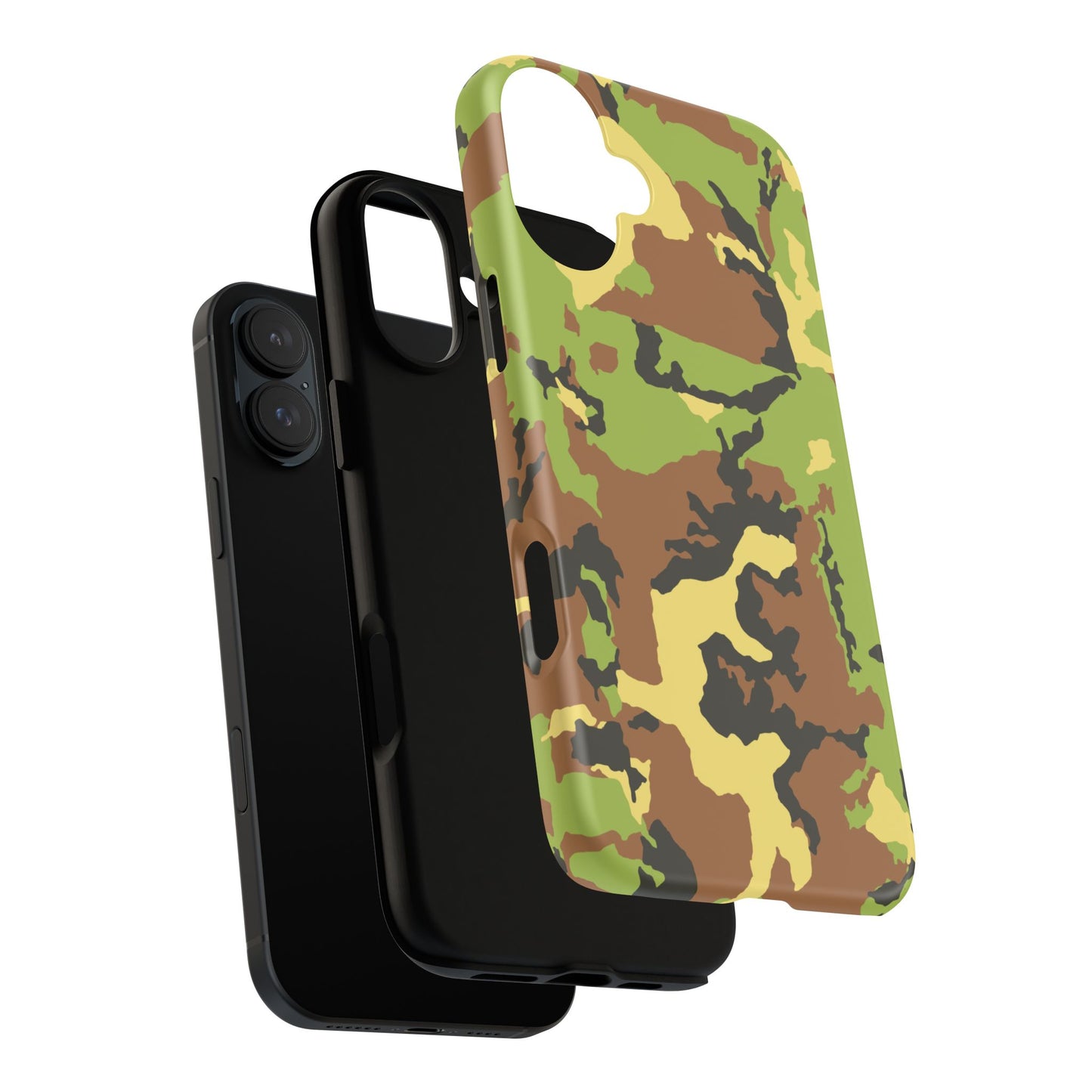 Camo Tough Phone Case - Durable Military Style Cover for Adventure Lovers