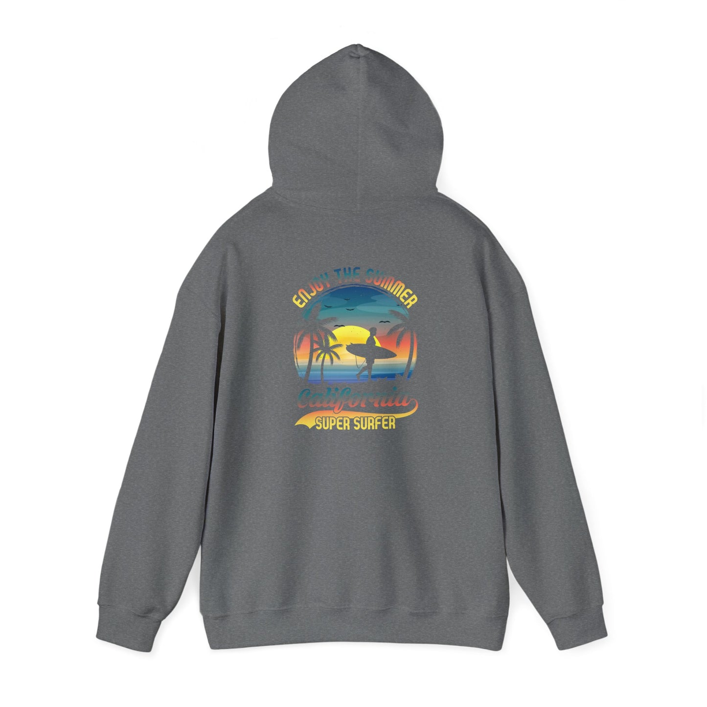 Unisex Heavy Blend™Hooded Sweatshirt California surfing is more than just a sport  it’s a lifestyle,a culture, vibe  🌊🏄‍♂️