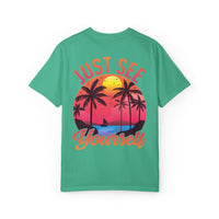 Tropical Vibes T-Shirt, Summer Casual Tee, Unisex Streetwear, Vacation Shirt, Beach Life Apparel, Gift for Travelers