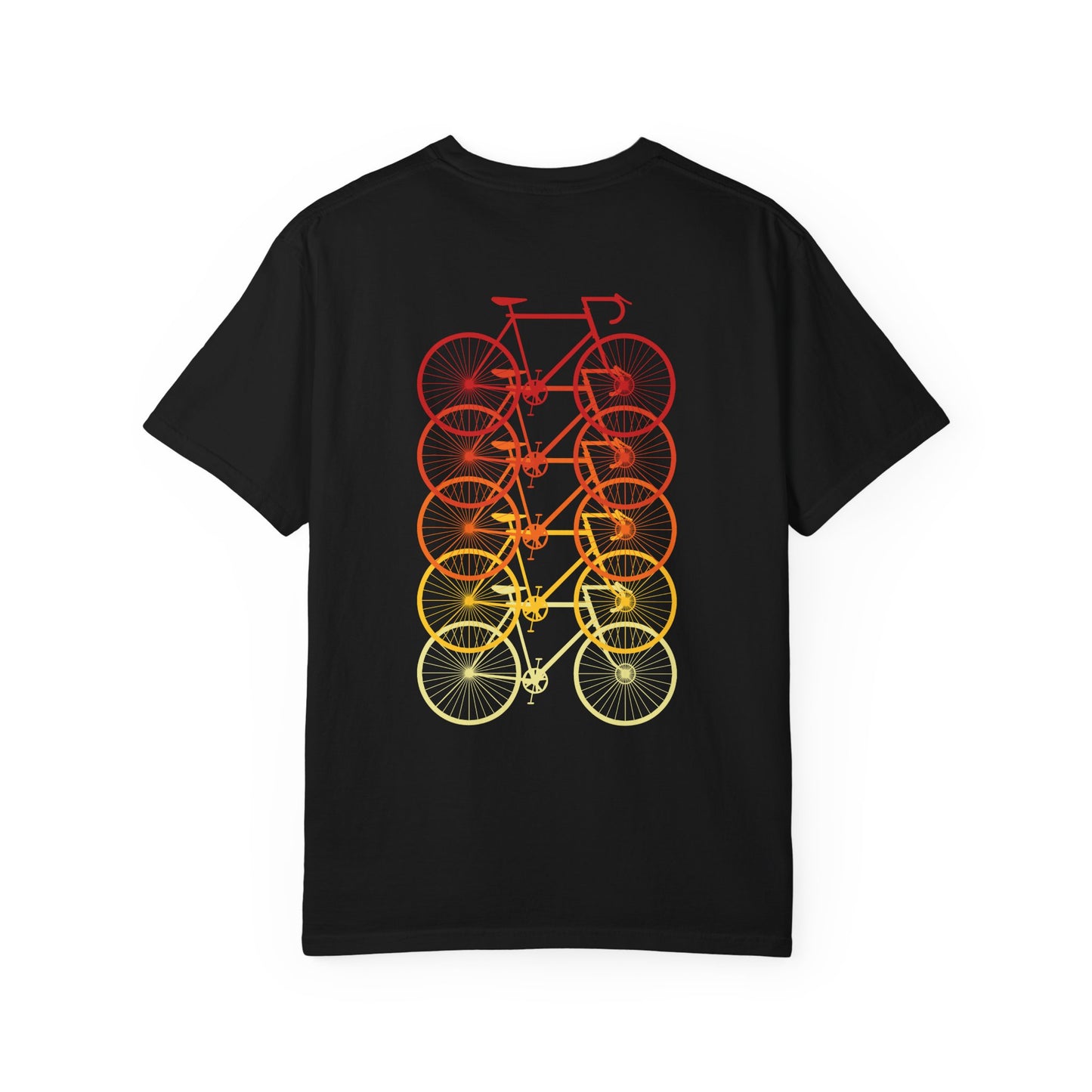 Gradient Bicycle Unisex T-Shirt - Perfect for Cycling Enthusiasts