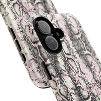 Stylish Snake Print Phone Case – Trendy Design, Tough Protection  Make a bold fashion statement while keeping your phone safe with this sleek and durable snake print case.