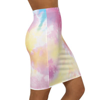 Tie-Dye Pencil Skirt