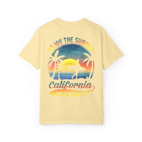 California Summer Vibes T-Shirt, Unisex Beach Tee, Surfing Apparel, Gift for Surfers, Summer Wardrobe Essential