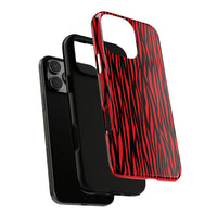 Bold Zebra Print Phone Case - Tough Protection for Trendsetters