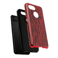 Bold Zebra Print Phone Case - Tough Protection for Trendsetters