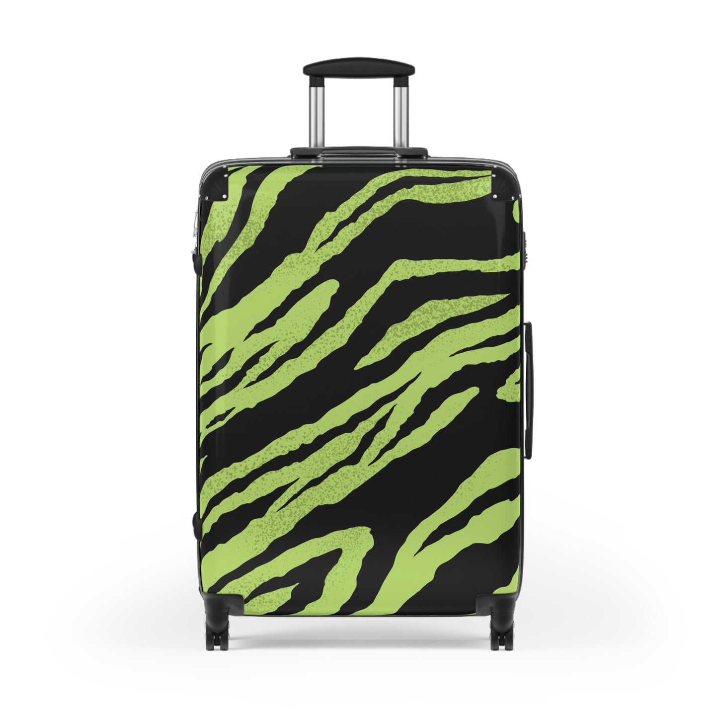 Vibrant Zebra Print Suitcase - Trendy Travel Luggage for Adventurers