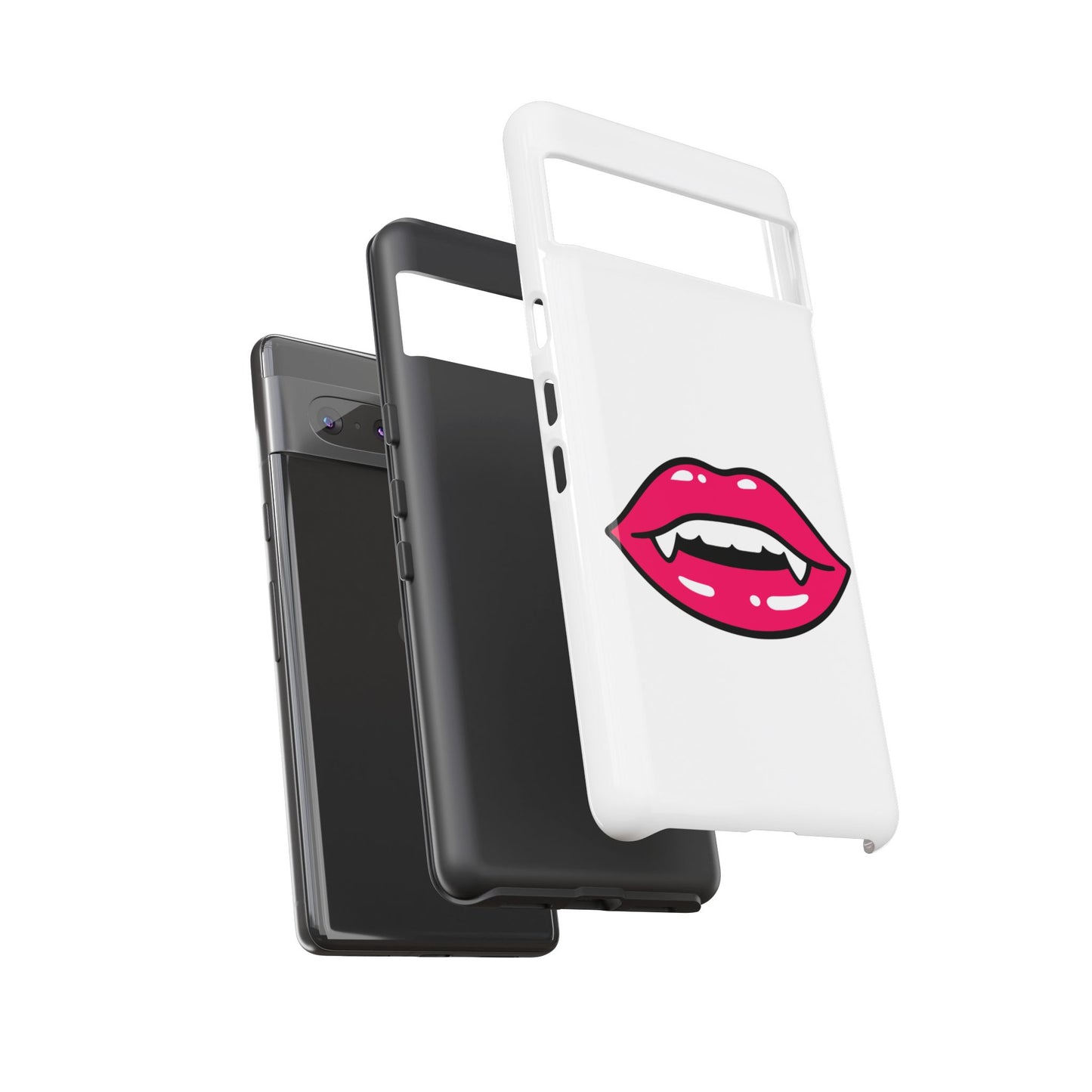 Vampire Mouth Phone Case - Tough Cases for Halloween, Gift for Spooky Lovers, Quirky Phone Accessories, Fun Tech Gear