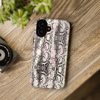Stylish Snake Print Phone Case – Trendy Design, Tough Protection  Make a bold fashion statement while keeping your phone safe with this sleek and durable snake print case.