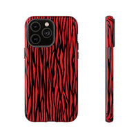 Bold Zebra Print Phone Case - Tough Protection for Trendsetters