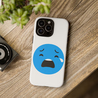 Funny Sad Face Phone Case - Tough and Stylish