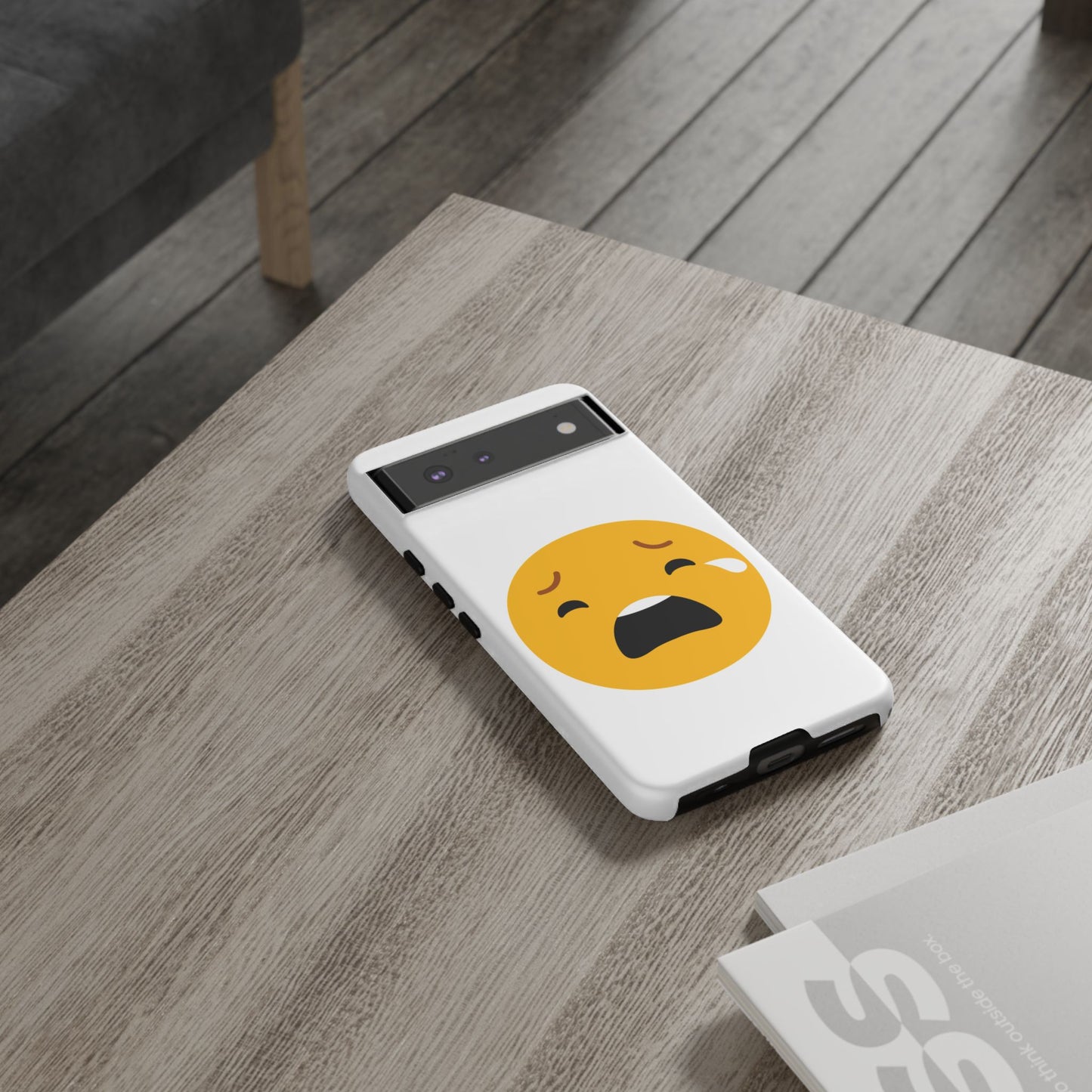 Emotional Tough Case – Sad Emoji Phone Case for Supportive Gifts