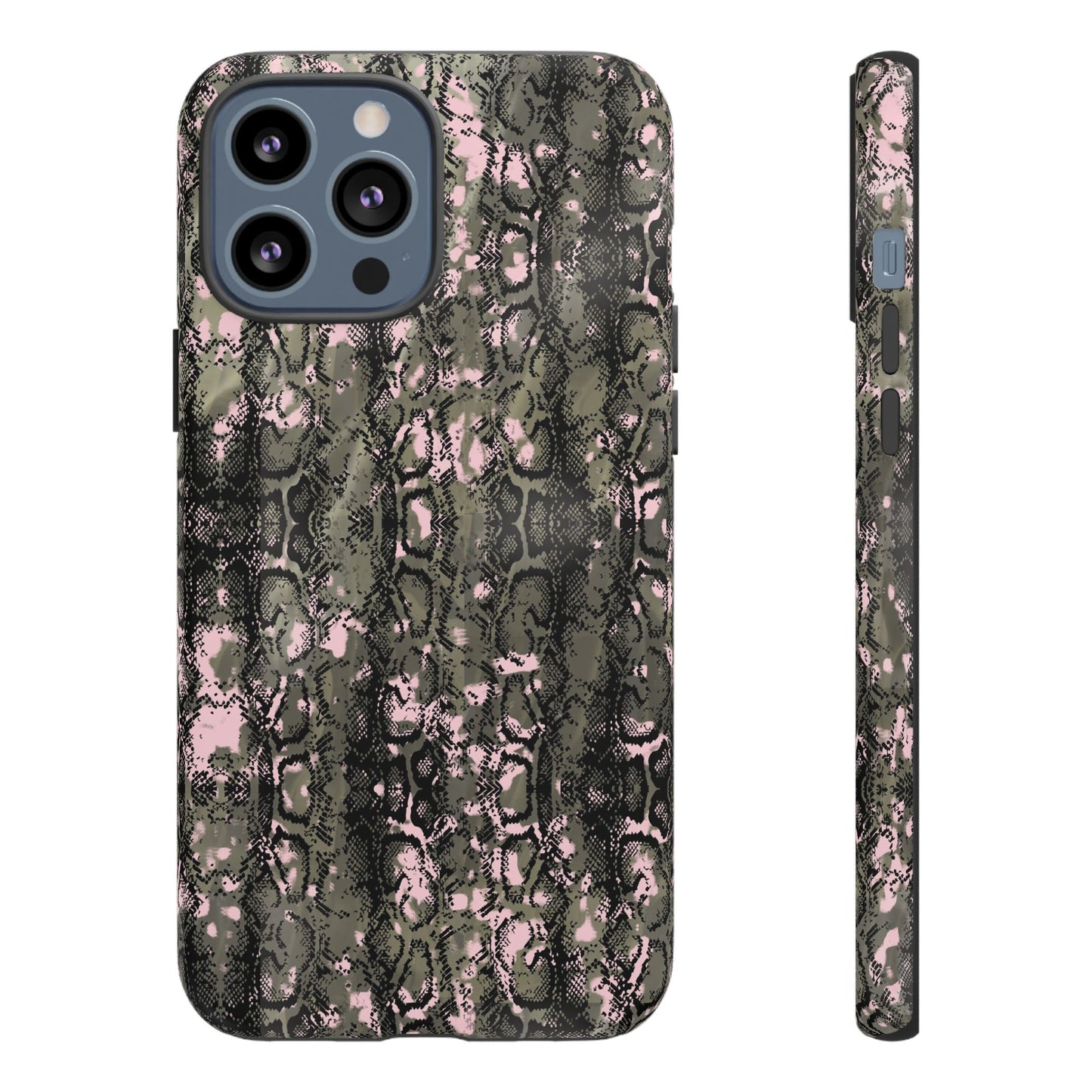 Stylish Snake Print Phone Case for Tough Protection