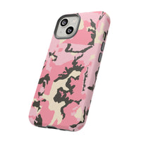 Stylish Tough Phone Case – Pink Camo Design for Bold Protection  Make a statement while keeping your phone safe with this eye-catching pink camouflage case that blends fashion with durability.