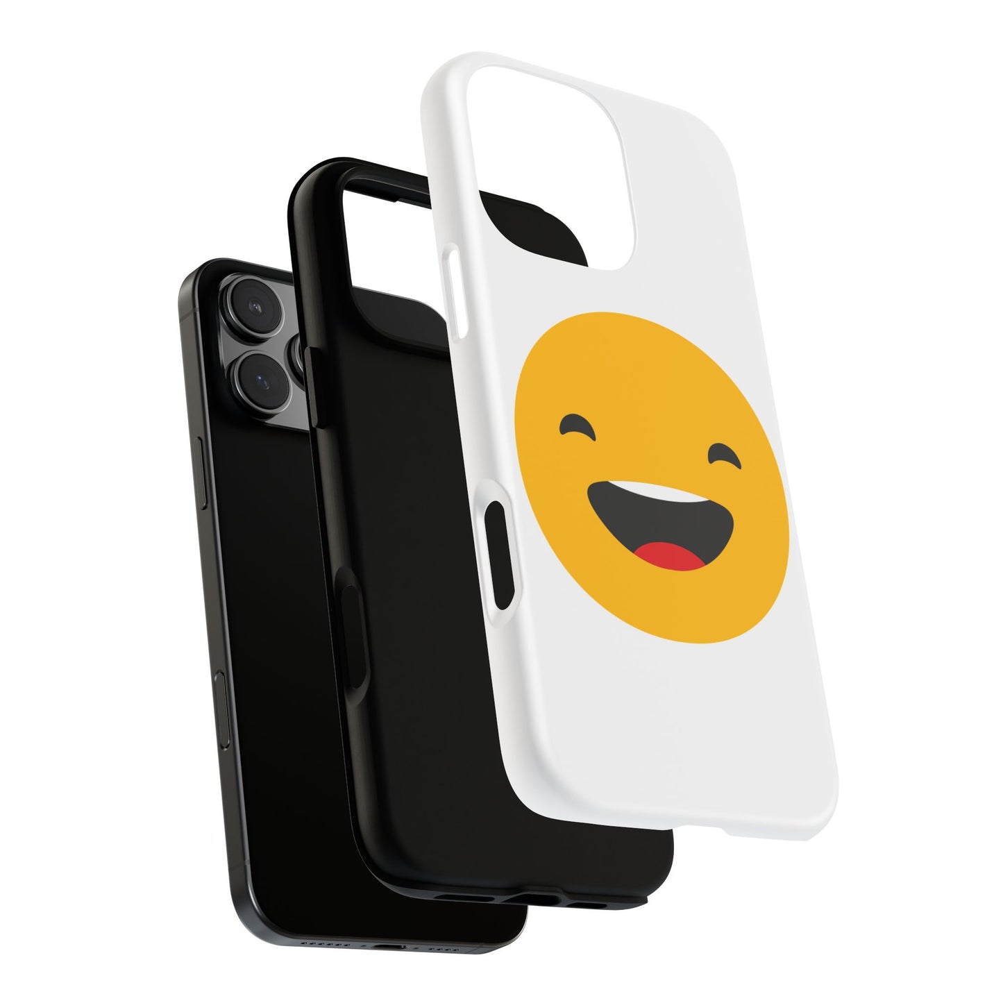 Happy Face Tough Phone Case - Durable Protection with Smile Design