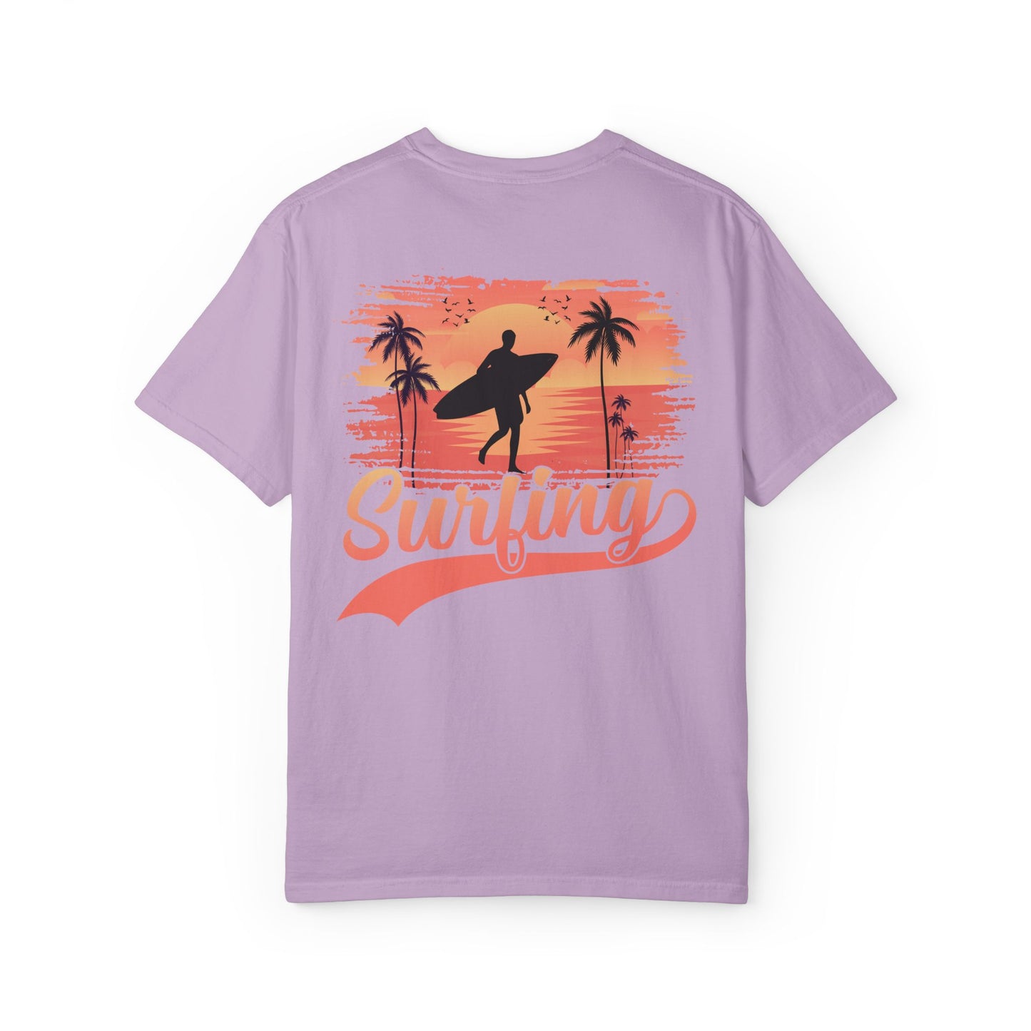 Surfing Paradise Unisex T-Shirt, Casual Beach Wear, Summer Vibes, Gift for Surfers, Vacation Outfit