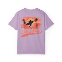 Surfing Paradise Unisex T-Shirt, Casual Beach Wear, Summer Vibes, Gift for Surfers, Vacation Outfit