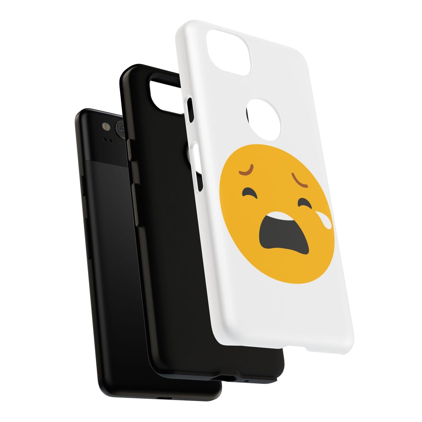 Emotional Tough Case – Sad Emoji Phone Case for Supportive Gifts