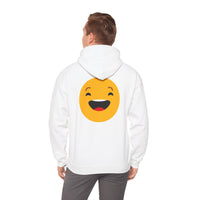 Funny Smile Emoji Hoodie - Unisex Heavy Blend™ Sweatshirt for Everyday Comfort