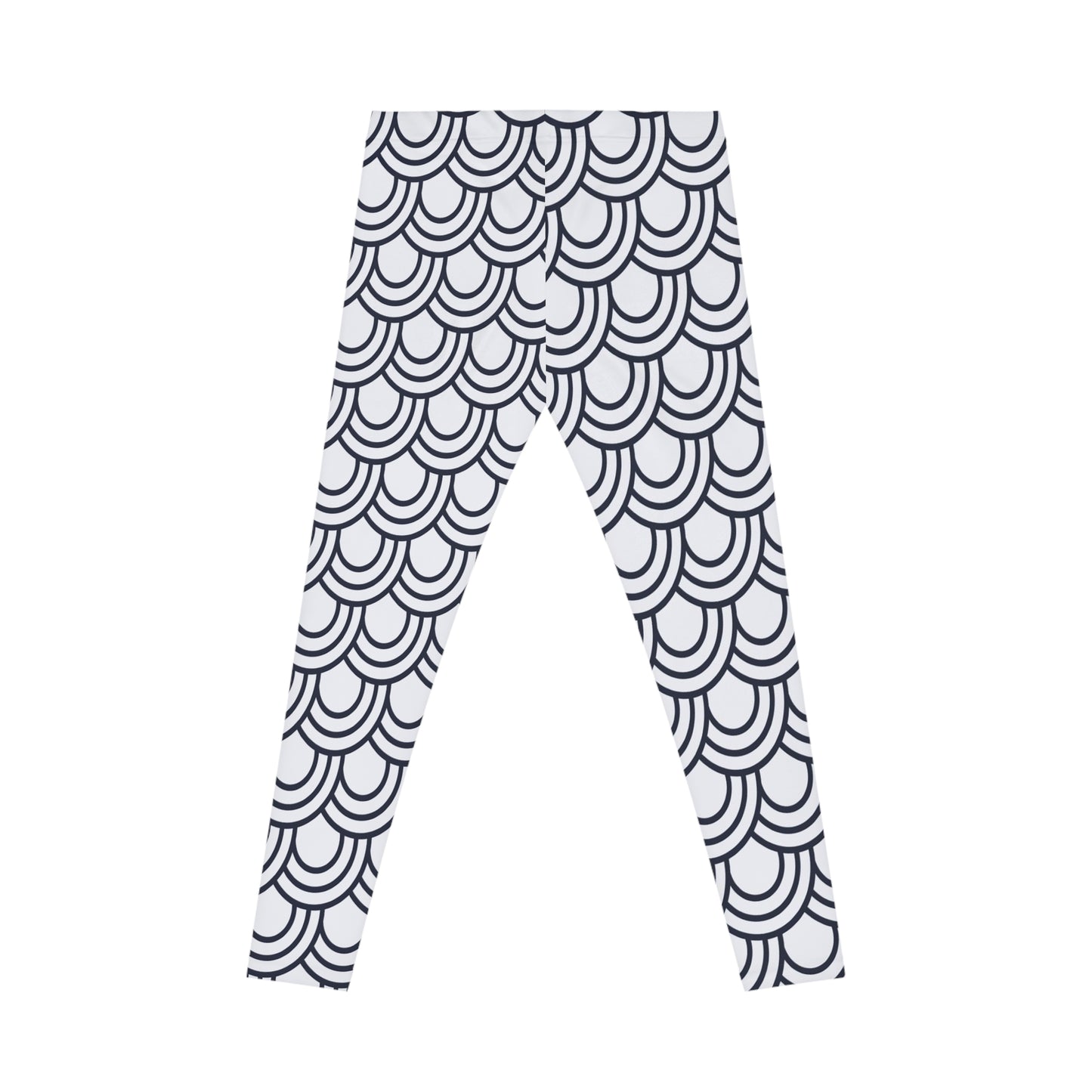 Chic Wave Pattern Women's Casual Leggings