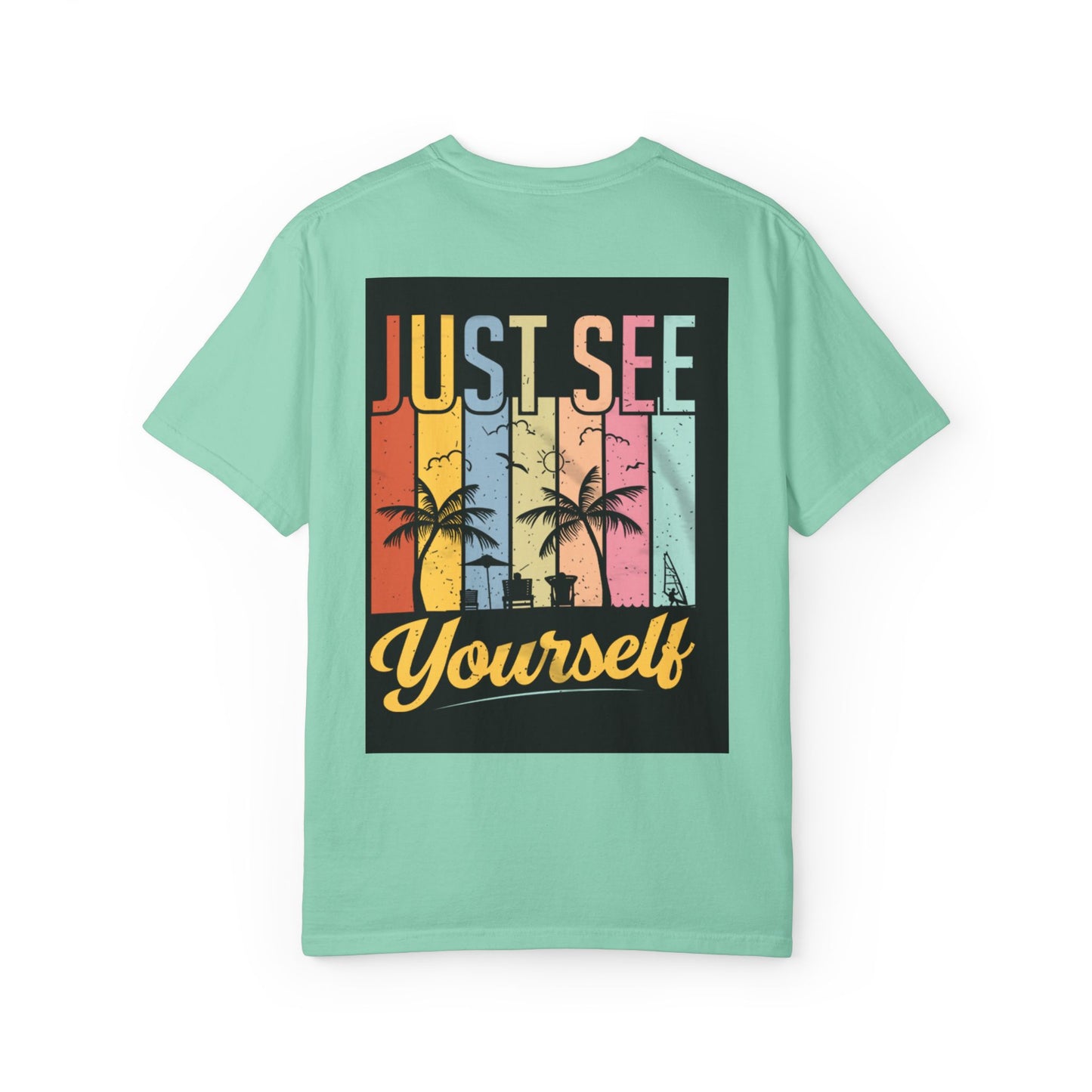Retro Beach Vibes Unisex T-Shirt, Summer Casual Tee, Gift for Beach Lovers, Vacation Wear, Inspirational Graphic Tee, FUN