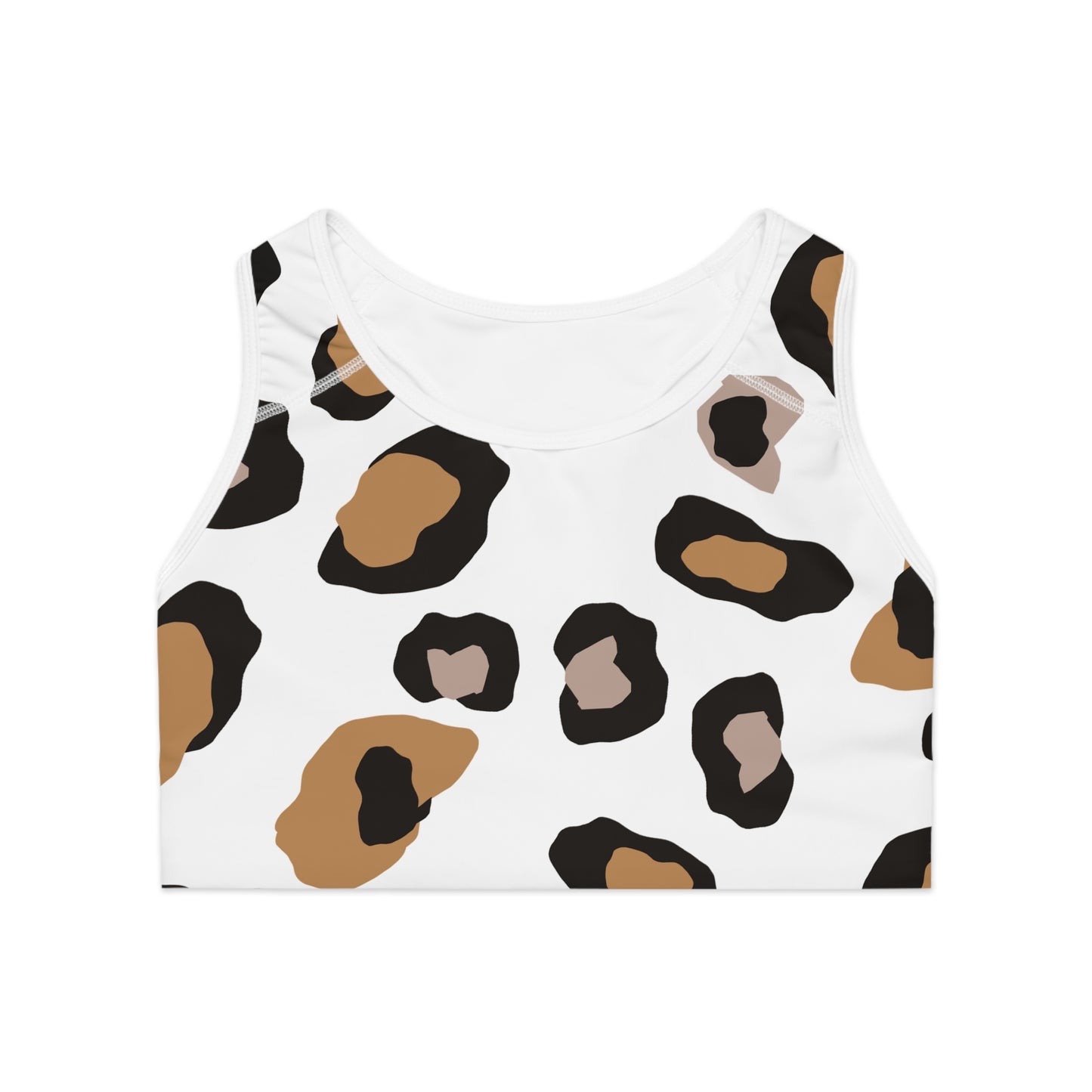 Leopard Print Sports Bra - Stylish Activewear for Workouts & Fitness Enthusiasts