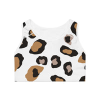 Leopard Print Sports Bra - Stylish Activewear for Workouts & Fitness Enthusiasts