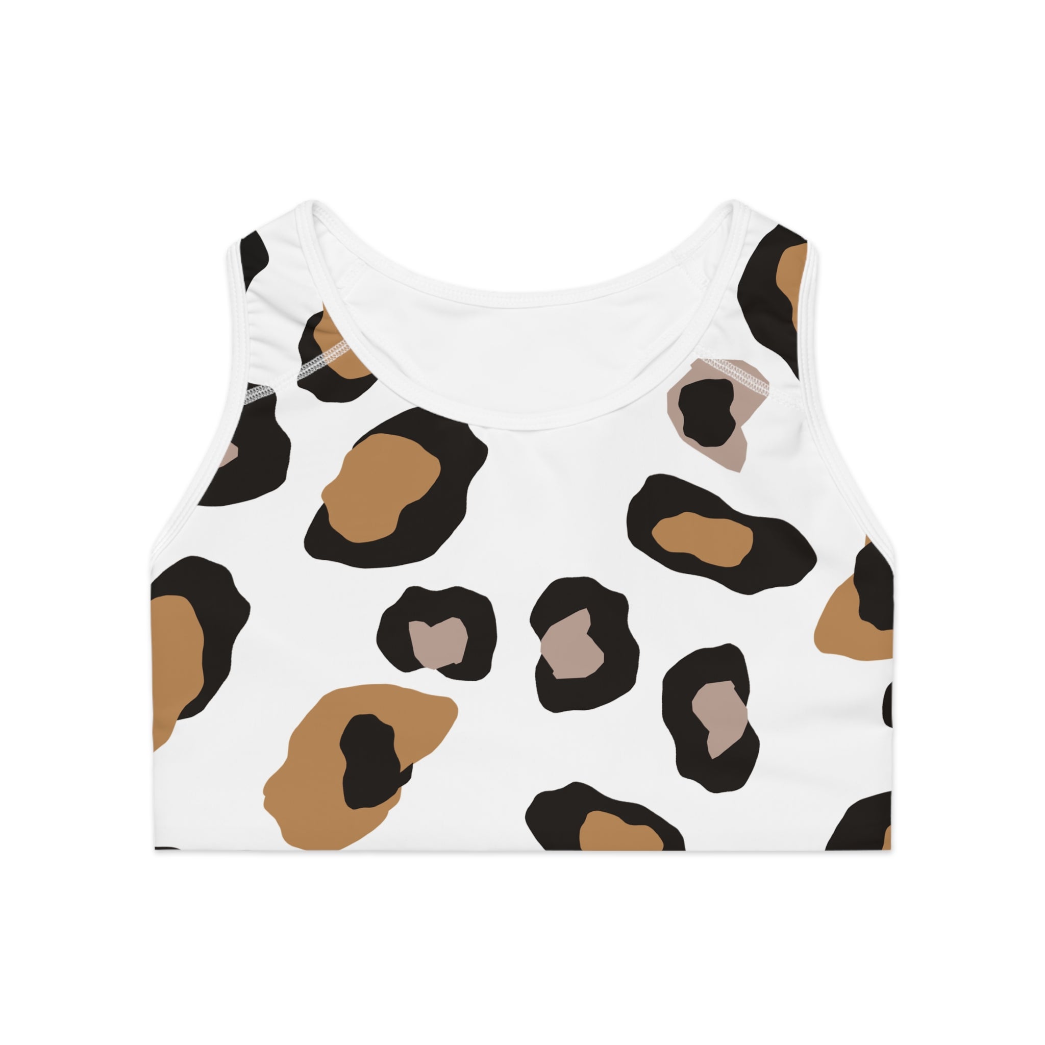 Leopard Print Sports Bra - Stylish Activewear for Workouts & Fitness Enthusiasts