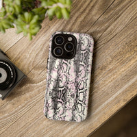 Stylish Snake Print Phone Case – Trendy Design, Tough Protection  Make a bold fashion statement while keeping your phone safe with this sleek and durable snake print case.