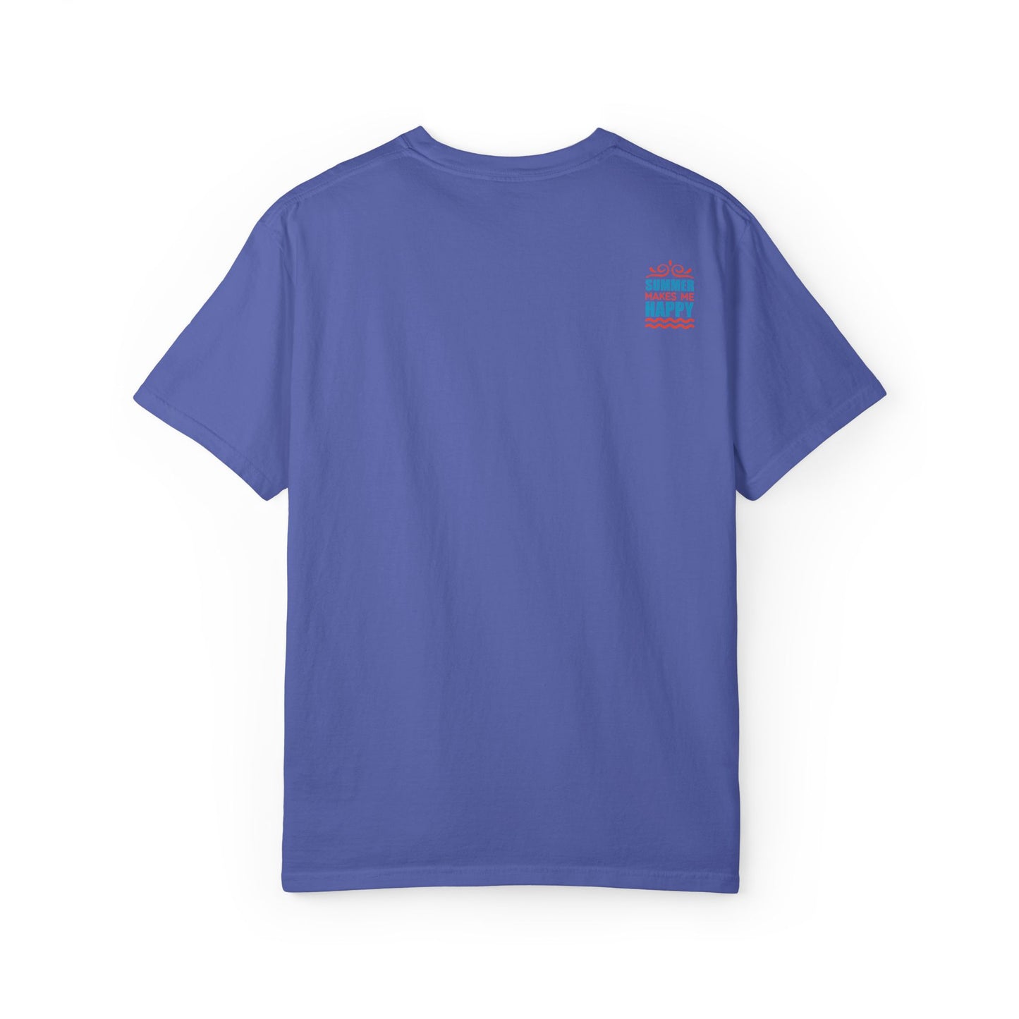 Summer Makes Me Happy T-Shirt, Unisex Summer Tee, Beach Vibes Shirt, Gift for Sun Lovers, Vacation Wear, Relaxed Fit Top