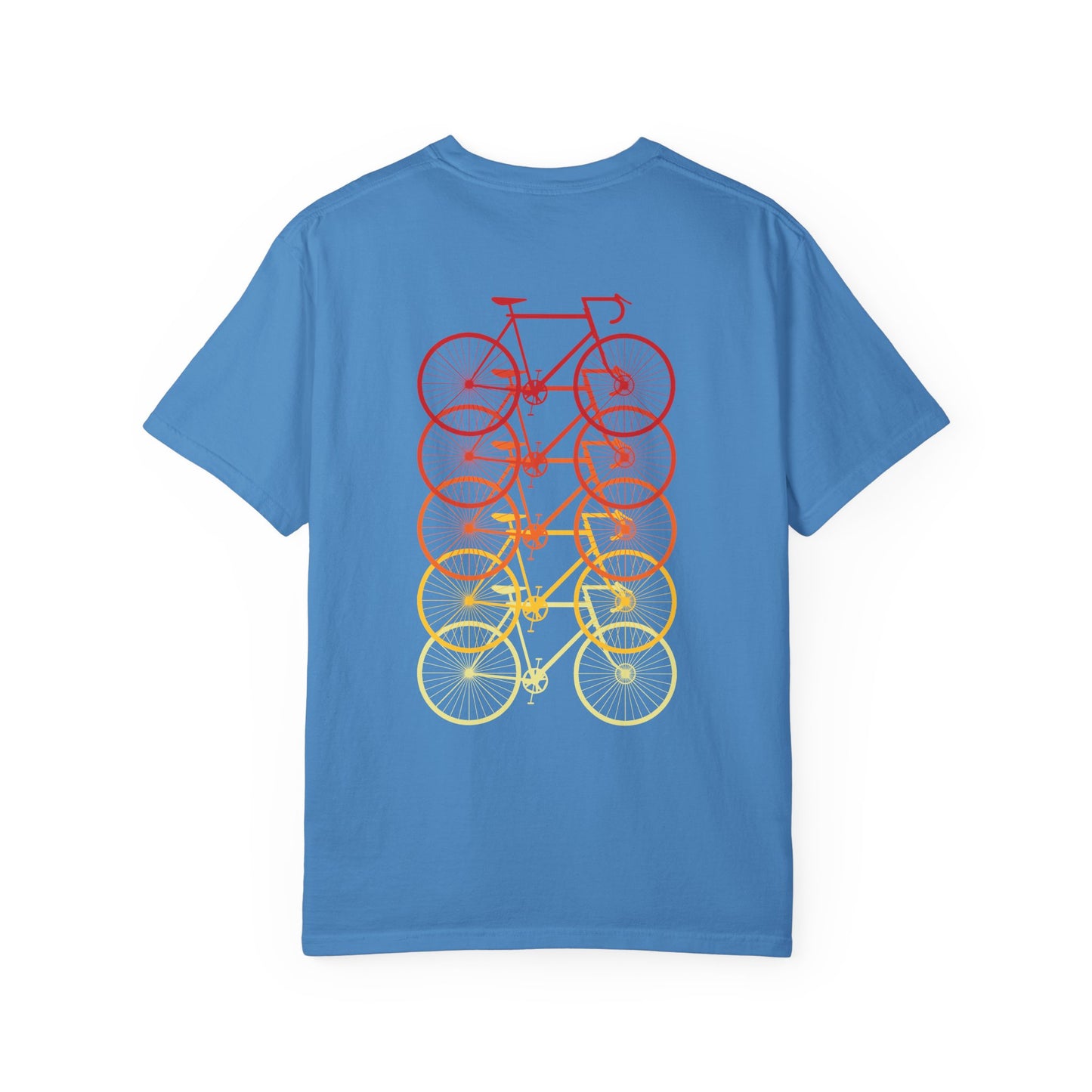 Gradient Bicycle Unisex T-Shirt - Perfect for Cycling Enthusiasts