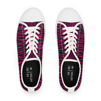 Fierce Pink Zebra Print Sneakers for Women