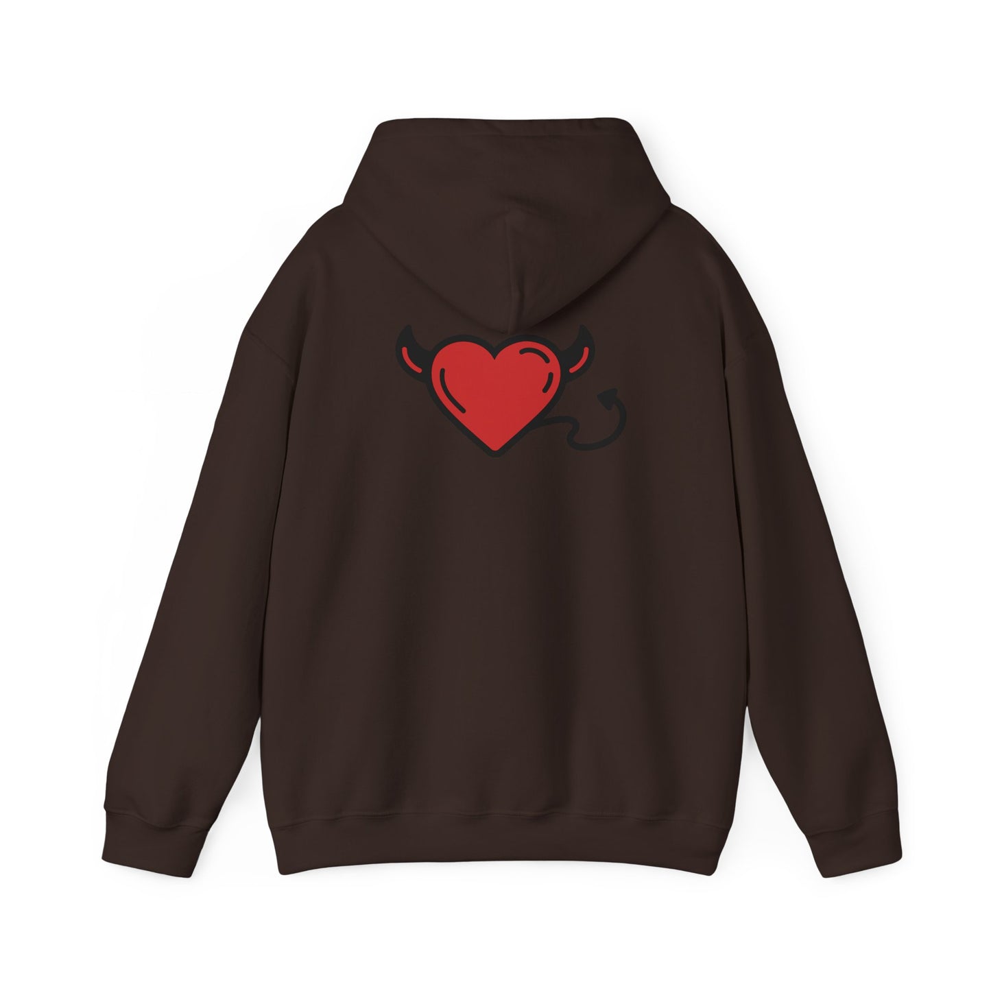 Devilish Heart Hoodie - Unisex Heavy Blend™ Sweatshirt for Fun-Loving Spirits