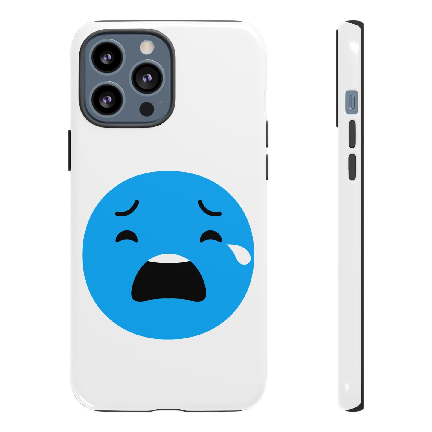 Funny Sad Face Phone Case - Tough and Stylish