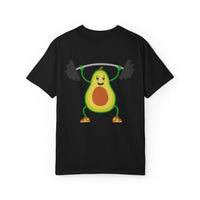 Funny Avocado Workout Unisex T-Shirt - Perfect for Fitness Lovers & Healthy Eating Enthusiasts