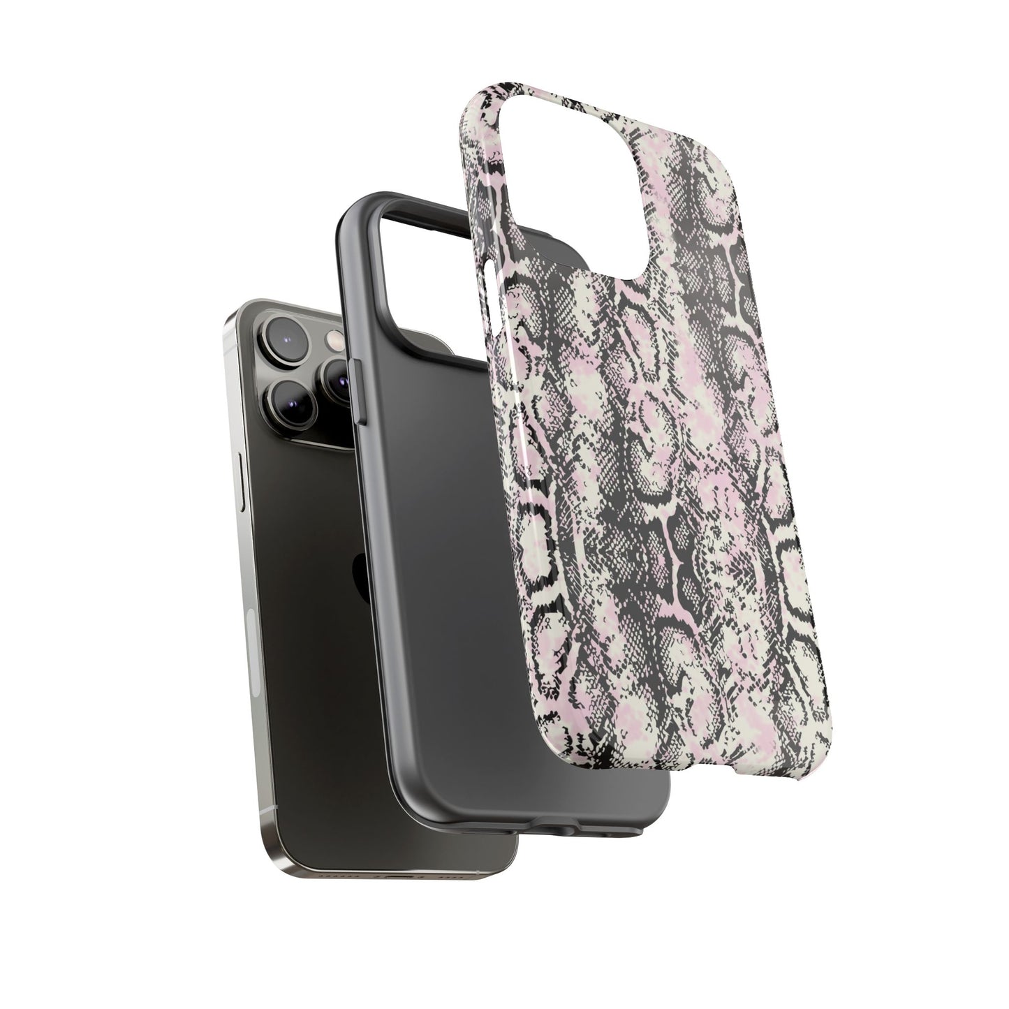 Stylish Snake Print Phone Case - Tough Protection for Trendsetters