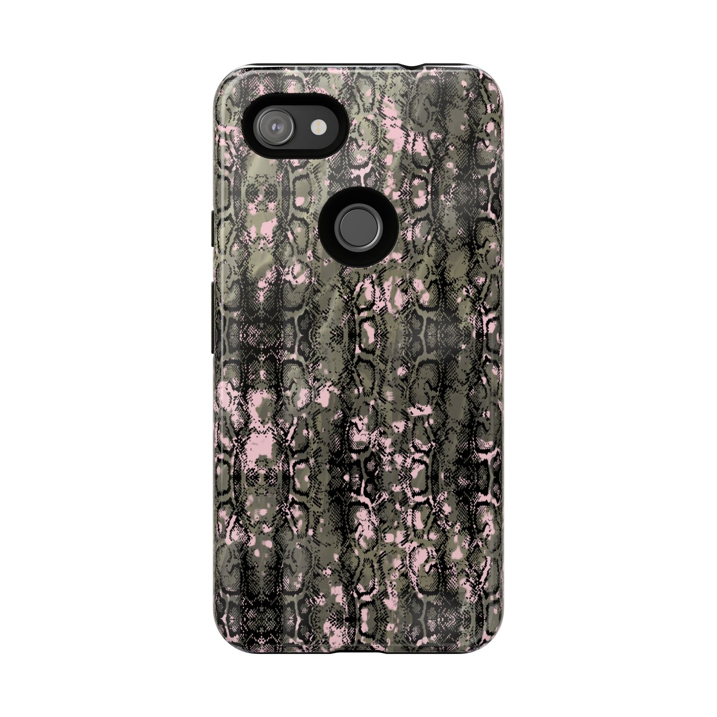 Camo Snake Pattern Phone Case – Rugged Protection Meets Bold Style  Turn heads while protecting your phone with this fierce camo snake pattern case—where urban edge meets outdoor grit.