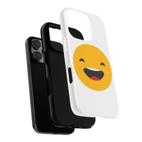 Happy Face Tough Phone Case - Durable Protection with Smile Design