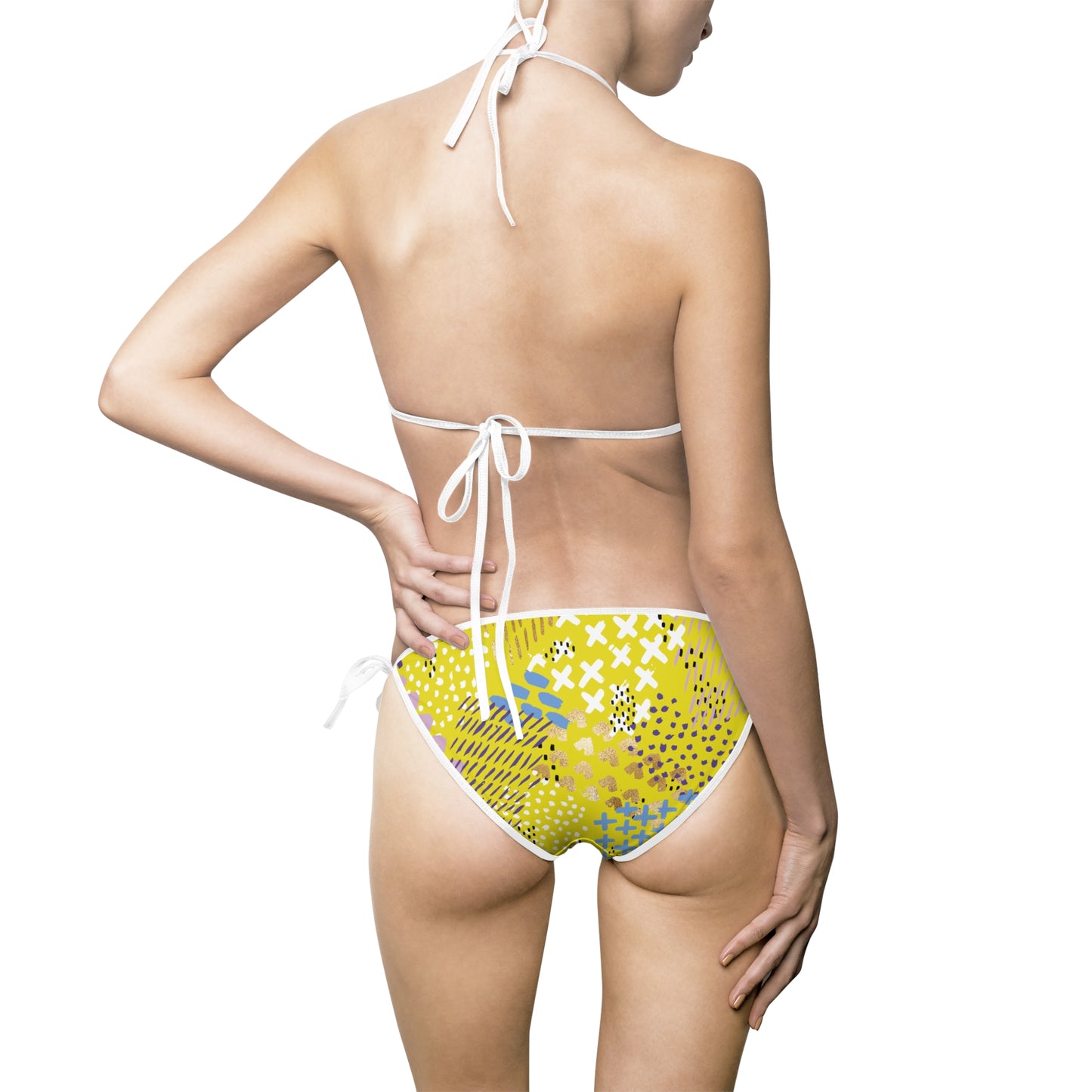 Embrace the vibrant energy of summer with the Vibrant Floral Women's Bikini Swimsuit—a perfect blend of style and comfort for beach days, pool parties, and tropical getaways.