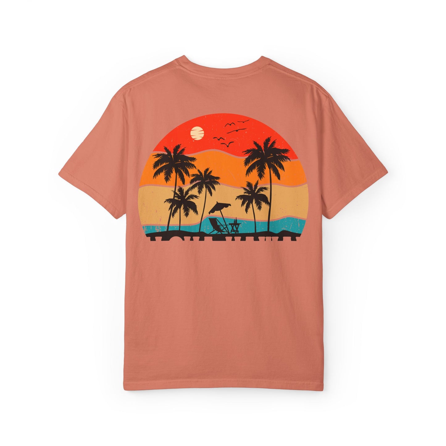 Sunset Vibe Unisex T-Shirt - Tropical Paradise Design