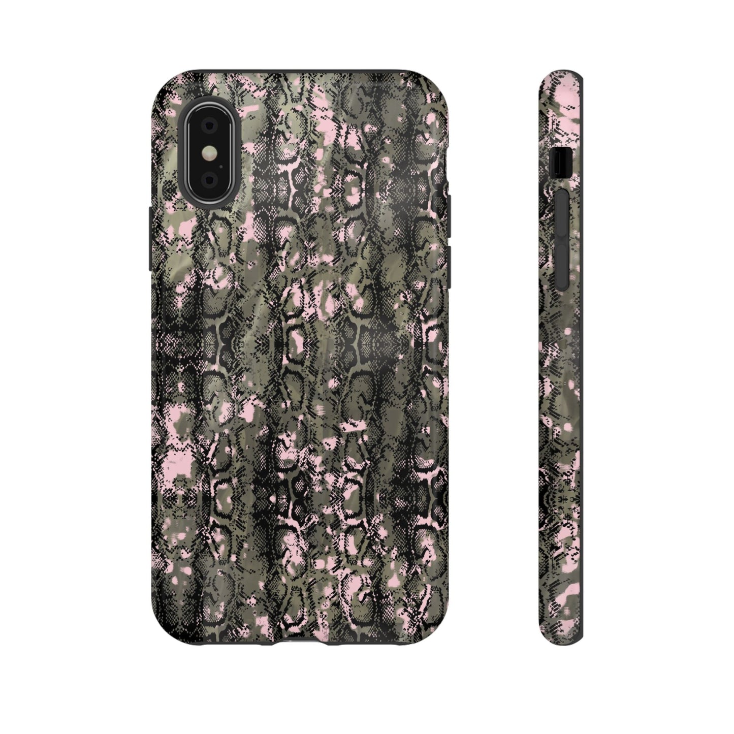 Stylish Snake Print Phone Case for Tough Protection