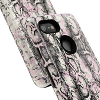 Stylish Snake Print Phone Case – Trendy Design, Tough Protection  Make a bold fashion statement while keeping your phone safe with this sleek and durable snake print case.