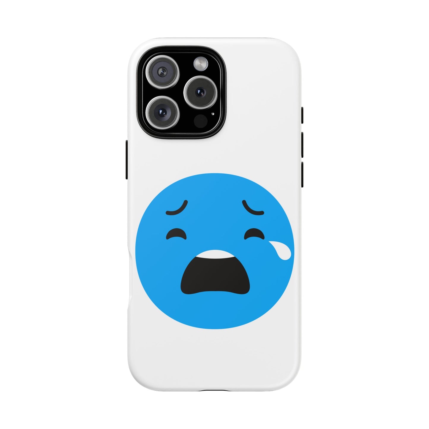 Funny Sad Face Phone Case - Tough and Stylish