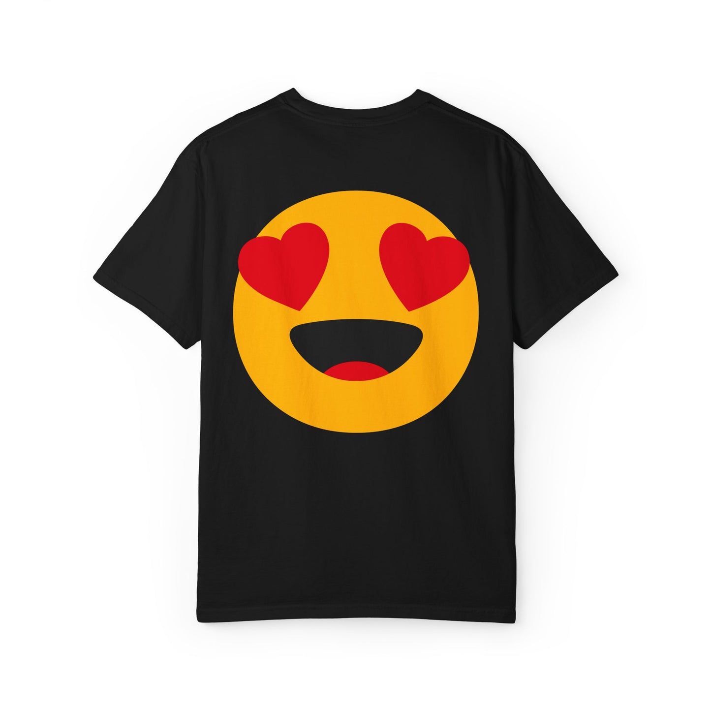 Love Emoji Garment-Dyed Unisex T-Shirt | Perfect for Valentine's Day & Casual Wear
