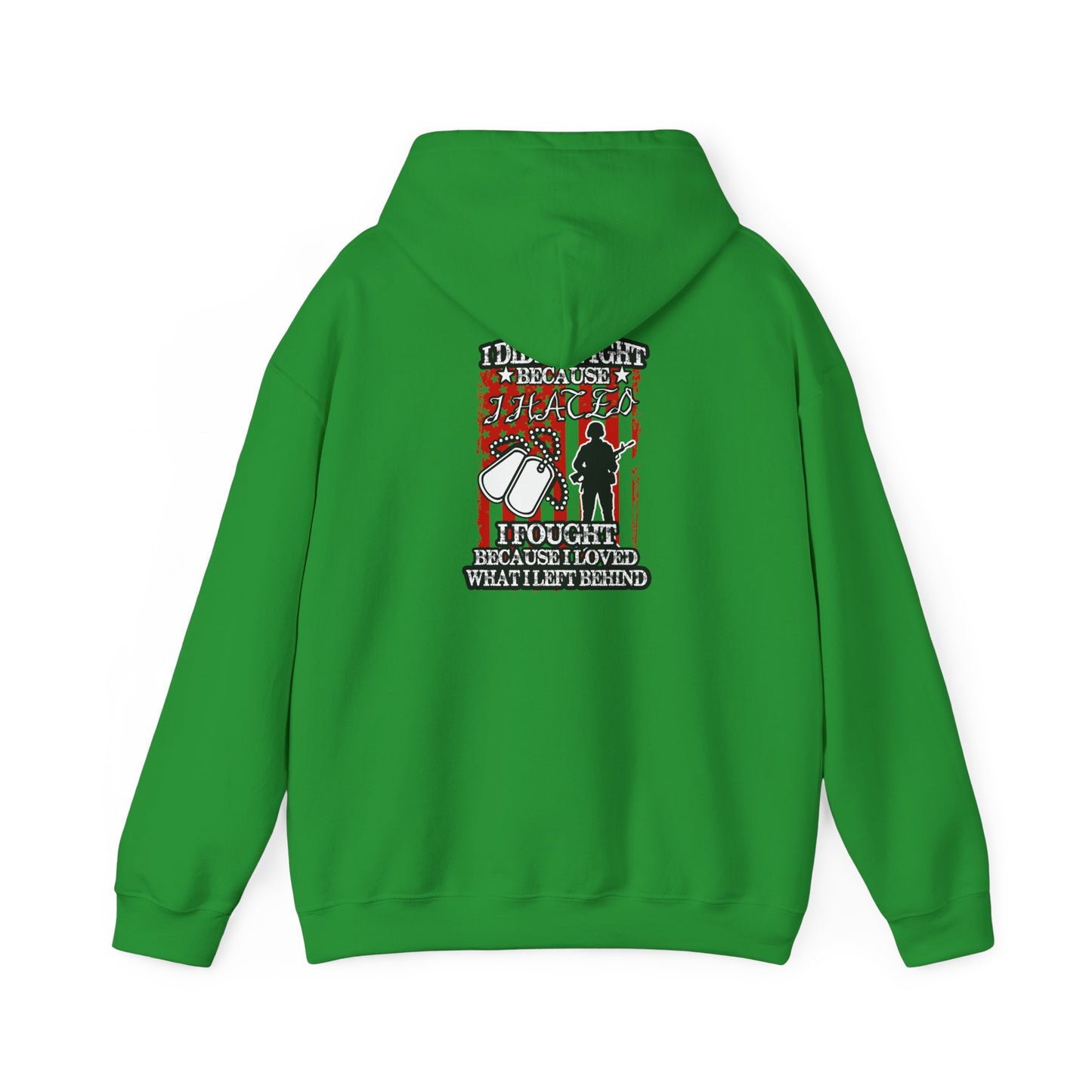Military Supporter Hoodie, Patriotic Sweatshirt, Independence Day Gift, Veteran Clothing, USA Flag Apparel