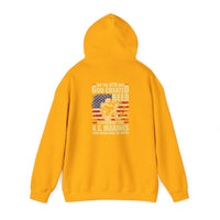 God Created Beer Hoodie, Marine Sweatshirt - Funny Drinking Gift, Unisex Pullover, Alcohol Lover, Birthday Present, Cool