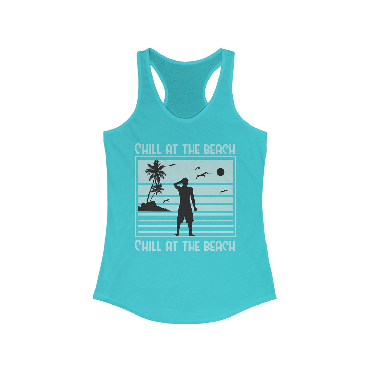 Racerback Tank Top for Women, Summer Sleeveless Shirt, Workout Gym Fitness Wear, Yoga Activewear, Casual Beach Tank, Gift for